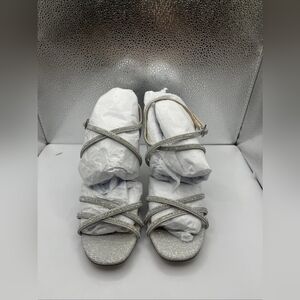 Elegant Silver Women's Sandals